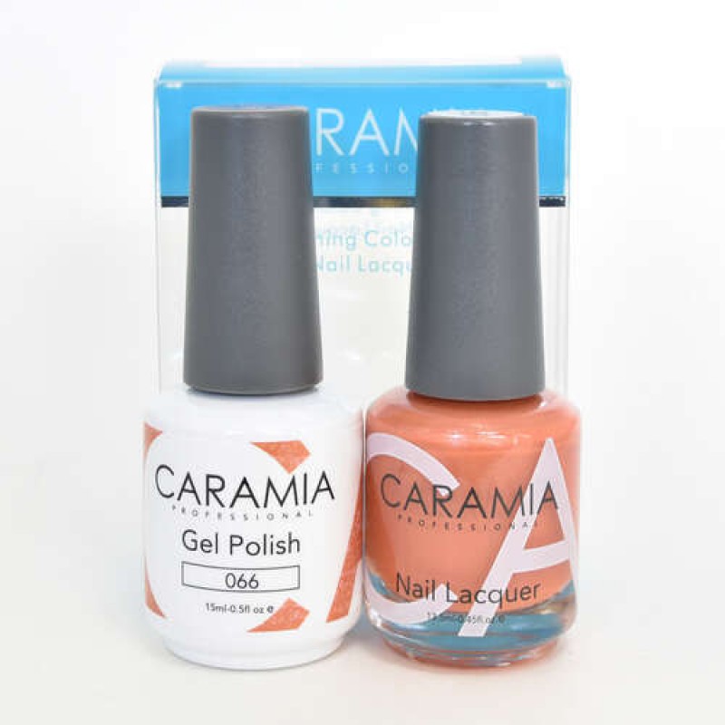 #066 Caramia Gel Polish & Nail Lacquer 0.5oz